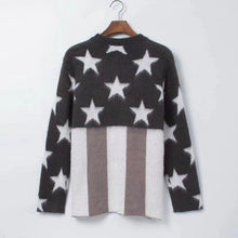 Load image into Gallery viewer, DUYOU Brand Designer Mens Sweater New Autumn Winter Sweater Men Casual USA FLAG Print Pullover Men Quality Slim Fit Jumper
