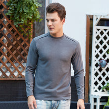 Load image into Gallery viewer, Double warm cashmere men's high-neck single-piece shirt autumn and winter thermal underwear Slim inside wear cotton sweater