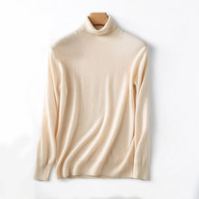 Load image into Gallery viewer, 2019 Hot Selling Men's Turtleneck 100% Goat Cashmere Sweaters Solid Color Turn-down Collar Pullovers Cashmere Jumpers