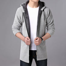 Load image into Gallery viewer, MIACAWOR Brand Sweater Men Hooded Cardigan Men Fleece Warm Sweatercoat Casual Wool Sweater Knitted Jackets Coats Y146