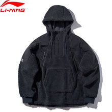 Load image into Gallery viewer, Li-Ning Men BAD FIVE Po Knit Basketball Hoodie Warm Fleece Loose Fit Polyester LiNing Sports Winter Coat Sweater AWDP621 MWW1628