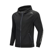 Load image into Gallery viewer, Li-Ning Men Running Series Knit Sweater Slim Fit Polyester Spandex Pockets LiNing Hooded Sports Jackets Tops AWYP007 CJAS19