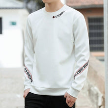 Load image into Gallery viewer, Autumn new men's jacket tide brand men's personality boys fashion casual round neck bottoming long sleeve sweater