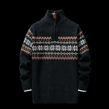 Load image into Gallery viewer, New Liner Velvet Winter Half High Collar Men Coat Youth Loose Casual Computer Knitted Thick Sweater Fashion Plus Size L-5XL 6XL