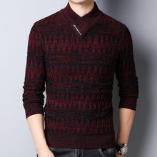 Load image into Gallery viewer, MIACAWOR New Winter Sweater Men Thick Warm Wool Pullover Men Knitted Turtleneck Sweaters Fashion Slim Fit Pull Homme Y200