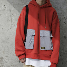 Load image into Gallery viewer, 2020 New trend men's three-dimensional large pocket loose hooded sweater wild fashion men's sweater  men sweatshirt