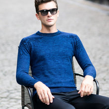Load image into Gallery viewer, Moletom Masculino Men's Winter Fashion O Neck Long Sleeve Thick Warm 100% Wool Busines Sweater Male Smart Casual Pullover Jersey