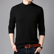 Load image into Gallery viewer, England Style New 2018 Winter Men's Fashion Slim Turtleneck Long Sleeve Thick Warm Knitted 100% Wool Sweater Male Slim Pullover