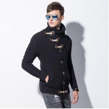 Load image into Gallery viewer, M~4XL! New 2019 Men's Clothing PLUS SIZE Harajuku BF Korea knit cardigan coat sweater wind upset paragraph individuality Lapel