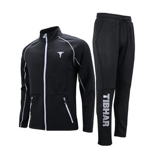 TIBHAR Table Tennis Sportswear new Jacket training Suit with Trousers Jerseys ping pong cloth sweater