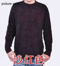 Load image into Gallery viewer, 2016 New genuine mink cashmere sweater men pure 100% cashmere sweater pullovers mink sweater free shipping Wholesale price S110