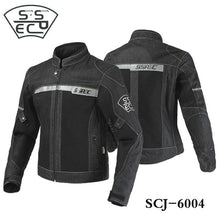 Load image into Gallery viewer, SSPEC Men's Denim Motorcycle Jacket Off-Road Racing Coats Motorbike Motocross Protective Gear Fashion Casual Sweater Jacket 3XL