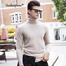 Load image into Gallery viewer, Baishanglinna Wool Sweater Men Clothes 2019 Winter New Arrivals Thick Warm Turtleneck Sweaters Knitted Cashmere Pullover