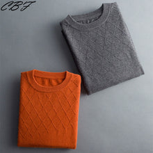Load image into Gallery viewer, 2018 Newest Hot Sales Men's Knitted pure Cashmere Sweater Circular collar Solid color diamond Soft warmth High-quality Pullovers