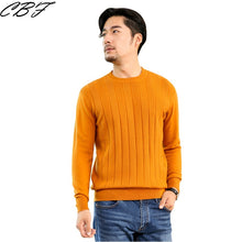Load image into Gallery viewer, CBF 2018 Newest Hot Sales Men's Knitted pure Cashmere Sweater Circular collar Solid color Vertical style High-quality Pullovers
