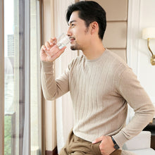 Load image into Gallery viewer, CBF 2018 Newest Hot Sales Men's Knitted pure Cashmere Sweater Circular collar Solid color Vertical style High-quality Pullovers