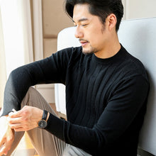 Load image into Gallery viewer, CBF 2018 Newest Hot Sales Men's Knitted pure Cashmere Sweater Circular collar Solid color Vertical style High-quality Pullovers
