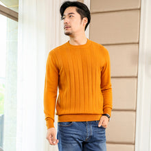 Load image into Gallery viewer, CBF 2018 Newest Hot Sales Men's Knitted pure Cashmere Sweater Circular collar Solid color Vertical style High-quality Pullovers