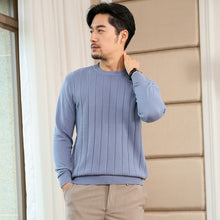 Load image into Gallery viewer, CBF 2018 Newest Hot Sales Men's Knitted pure Cashmere Sweater Circular collar Solid color Vertical style High-quality Pullovers
