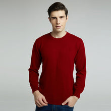 Load image into Gallery viewer, 2018 New pattern Business Casual Men Knitted pure Cashmere Sweater Circular collar Pure color warmth Anti-pilling Pullover