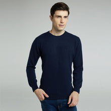 Load image into Gallery viewer, 2018 New pattern Business Casual Men Knitted pure Cashmere Sweater Circular collar Pure color warmth Anti-pilling Pullover