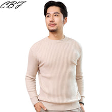 Load image into Gallery viewer, CBF 2018 Newest Hot Sales Men's Knitted pure Cashmere Sweater Circular collar Solid color Drawing style High-quality Pullovers