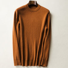 Load image into Gallery viewer, CBF 2018 Newest Hot Sales Men's Knitted pure Cashmere Sweater Circular collar Solid color Drawing style High-quality Pullovers