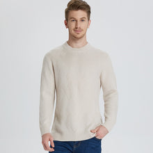 Load image into Gallery viewer, 2018 New pattern Business Casual Men Knitted pure Cashmere Sweater Circular collar Jacquard style warmth Anti-pilling Pullover 3