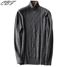 Load image into Gallery viewer, CBF zero profit New pattern Business Casual Men Knitted pure Cashmere Sweater Turn-down collar warmth Anti-pilling Pullover