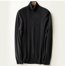 Load image into Gallery viewer, CBF zero profit New pattern Business Casual Men Knitted pure Cashmere Sweater Turn-down collar warmth Anti-pilling Pullover