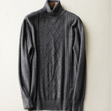Load image into Gallery viewer, CBF zero profit New pattern Business Casual Men Knitted pure Cashmere Sweater Turn-down collar warmth Anti-pilling Pullover