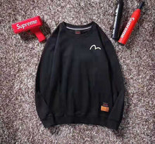 Load image into Gallery viewer, 2020 Autumn Winter Evisu Men's Casual Sweater Warm Breathable Fashion Cotton Pattern Long-Sleeved Men And Women Lovers Clothes