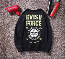 Load image into Gallery viewer, 2020 Autumn Winter Evisu Men's Casual Sweater Warm Breathable Fashion Cotton Pattern Long-Sleeved Men And Women Lovers Clothes