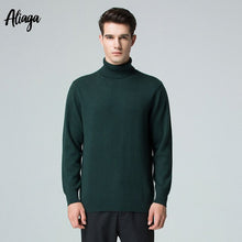 Load image into Gallery viewer, Turtleneck Sweaters 2019 New Coming 100 Cashmere Sweater Knitted Winter Men Sweater Turtleneck Jumper Tops Men's Warm Pullovers
