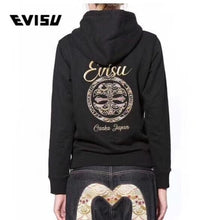 Load image into Gallery viewer, 2020 Autumn Winter Evisu Casual Ladies Hooded Sweater Warm Breathable Fashion Embroidery Long-Sleeved Men Women Lovers Clothes