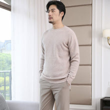 Load image into Gallery viewer, 2018 Newest Hot Sales Men's Knitted Cashmere Sweater O-collar Solid color Thickening style Soft warmth High-quality Pullovers