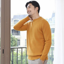 Load image into Gallery viewer, 2018 Newest Hot Sales Men's Knitted Cashmere Sweater O-collar Solid color Thickening style Soft warmth High-quality Pullovers