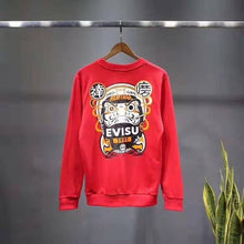 Load image into Gallery viewer, 2020 Autumn Winter Evisu Men's Casual Sweater Warm Breathable Fashion Dharma Pattern Long-Sleeved Men And Women Lovers Clothes