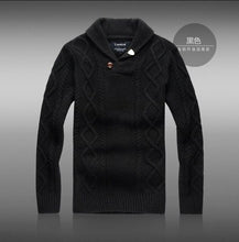 Load image into Gallery viewer, 2016 Sale Top &quot;european And American Style Men Sweater Sudaderas Australian Men&#39;s Winter Thick Wool Sweater Coat Lapel Pullover