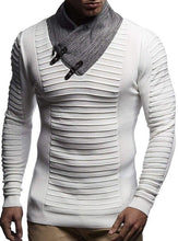 Load image into Gallery viewer, ZOGAA Men's High-necked Sweaters Irregular Design Top Male Sweater Solid Color Mens Casual Sweater Pullover Sweaters For Mens