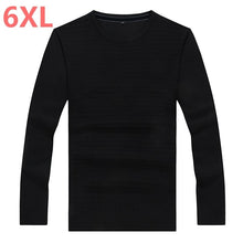 Load image into Gallery viewer, Plus 8XL 6XL 5XL striped Male 2018 Men'S Fashion Mixed Colors Sweater Men Leisure Slim Pull Homme o-Neck Long-Sleeved Sweater
