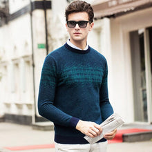 Load image into Gallery viewer, Baishanglinna Wool Sweaters O-Neck Full Sleeve Men Pullovers Thick Warm Casual Sweaters Knitted Cashmere Wool Pull Homme 37425