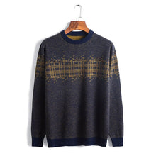 Load image into Gallery viewer, Baishanglinna Wool Sweaters O-Neck Full Sleeve Men Pullovers Thick Warm Casual Sweaters Knitted Cashmere Wool Pull Homme 37425