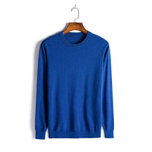 Load image into Gallery viewer, Baishanglinna 2019 New Winter Wool Sweater O-Neck Casual Slim Fit Warm Knitting Mens Sweaters Solid Color Cashmere Pullovers