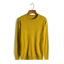 Load image into Gallery viewer, Baishanglinna 2019 New Winter Wool Sweater O-Neck Casual Slim Fit Warm Knitting Mens Sweaters Solid Color Cashmere Pullovers