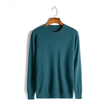 Load image into Gallery viewer, Baishanglinna 2019 New Winter Wool Sweater O-Neck Casual Slim Fit Warm Knitting Mens Sweaters Solid Color Cashmere Pullovers