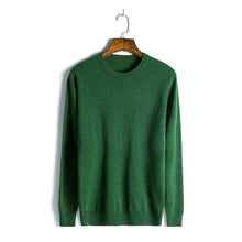 Load image into Gallery viewer, Baishanglinna 2019 New Winter Wool Sweater O-Neck Casual Slim Fit Warm Knitting Mens Sweaters Solid Color Cashmere Pullovers