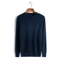 Load image into Gallery viewer, Baishanglinna 2019 New Winter Wool Sweater O-Neck Casual Slim Fit Warm Knitting Mens Sweaters Solid Color Cashmere Pullovers