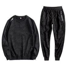 Load image into Gallery viewer, Autumn Men's Sweater Camouflage Sets 9XL 10XL Casual Plus Fertilizer 8XL Cotton Turtleneck Youth Jacket Tide Men's suit