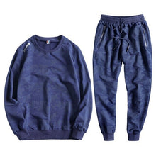 Load image into Gallery viewer, Autumn Men's Sweater Camouflage Sets 9XL 10XL Casual Plus Fertilizer 8XL Cotton Turtleneck Youth Jacket Tide Men's suit